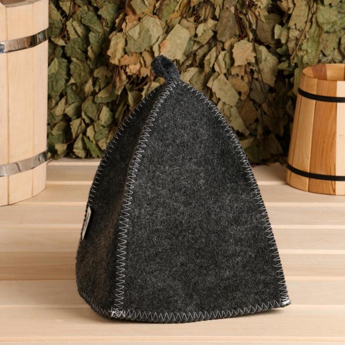 Набор банный Набор банный "Мужской" портфель 5 предметов, серый, с вышивкой