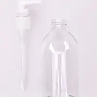 Бутылочка для хранения, с дозатором, 270 мл, белая, прозрачная