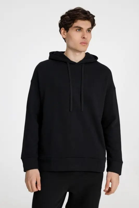 Худи унисекс H2, черное, размер XS/S Худи унисекс H2, черное, размер XS/S