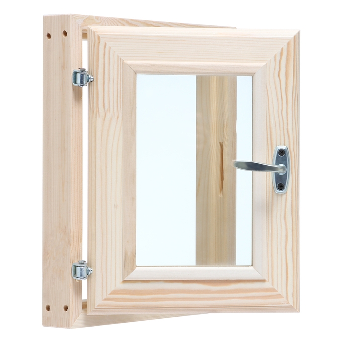 Окно, 40×30см, двойное стекло, из хвои Окно, 40×30см, двойное стекло, из хвои