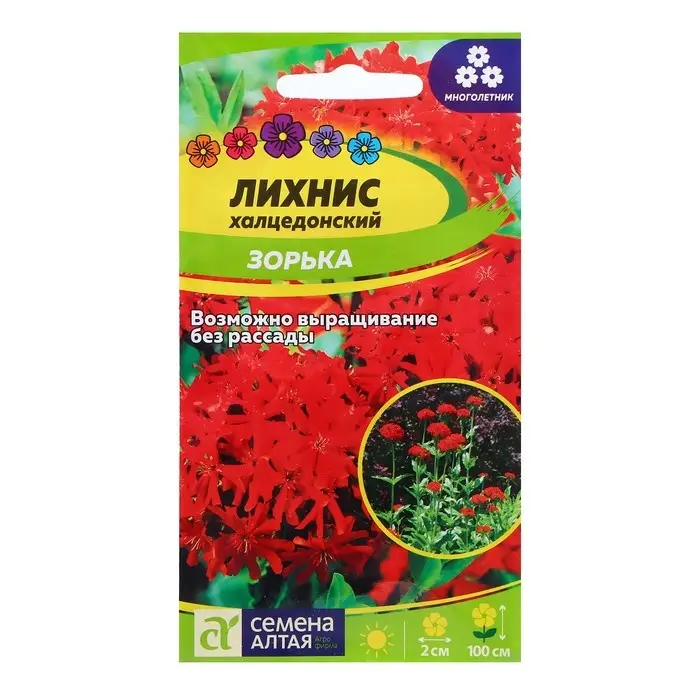 Семена Лихнис Семена Лихнис "Зорька", ц/п, 0,1 гр.