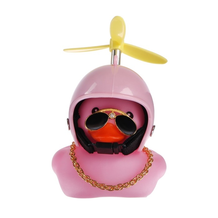 Утка с пропеллером, цвет розовый, звезда Утка с пропеллером, цвет розовый, звезда