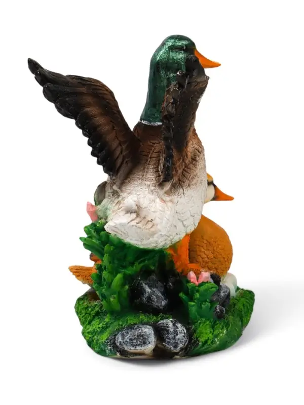 Садовая фигура из полистоуна &laquo;Утка с селезнем&raquo;, 24&times;17&times;35 см