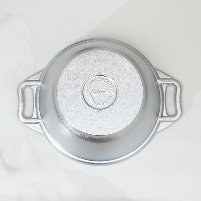 Кастрюля алюминиевая, 1 л, d=18 см, h=9 см, цвет серый Кастрюля алюминиевая, 1 л, d=18 см, h=9 см, цвет серый