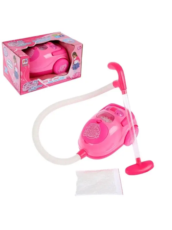 Бытовая техника пылесос &laquo;Мой дом&raquo; с аксессуарами, световые эффекты, работает от батареек