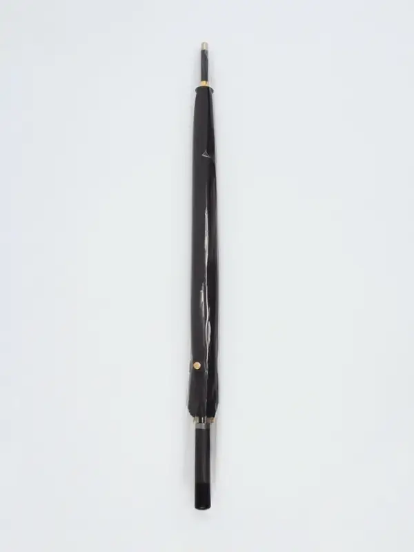 Зонт - трость полуавтоматический &laquo;Однотон&raquo;, 16 спиц, R=51/60 см, d=102 см, чёрный