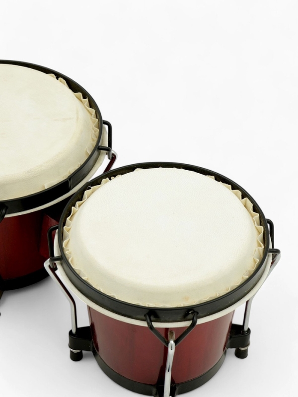 Барабан Бонго Music Life 6 х 7 дюймов, красный Барабан Бонго Music Life 6 х 7 дюймов, красный