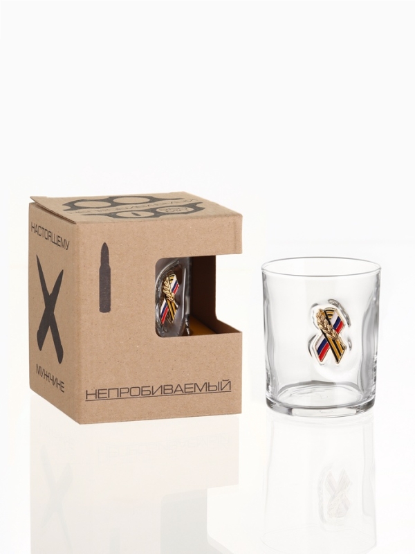 Стакан Стакан "Непробиваемая. Георгиевская лента"