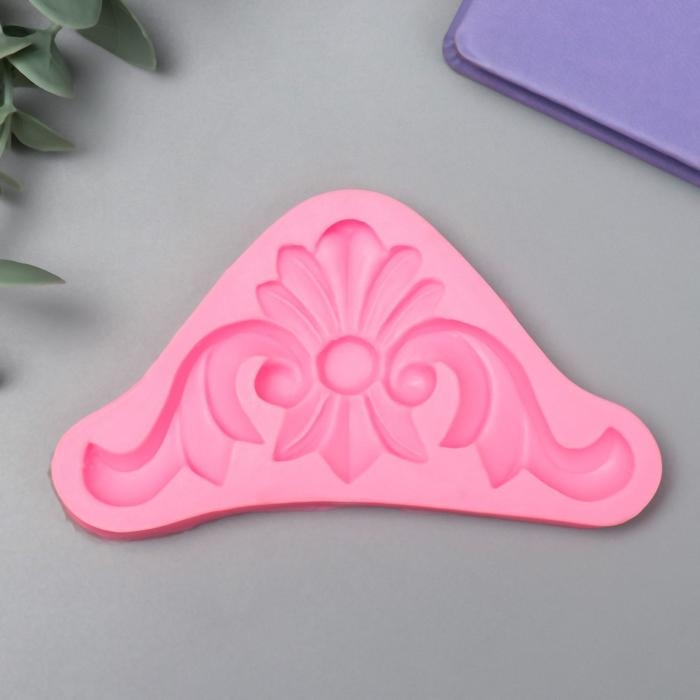 Молд силикон Молд силикон "Узор - уголок с вензелем" 1,3х6,1х11,1 см