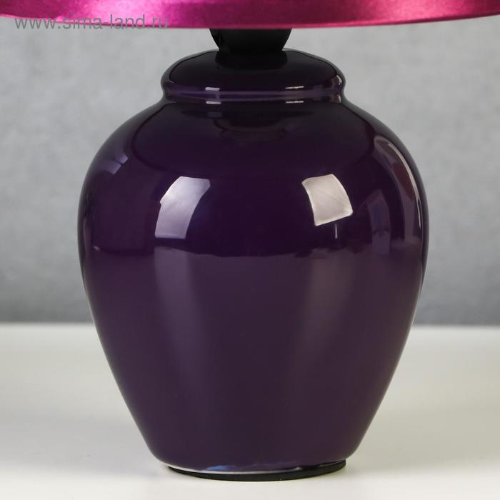 Лампа настольная 32006/1 E14 40Вт фиолетовый 17х17х24 см RISALUX