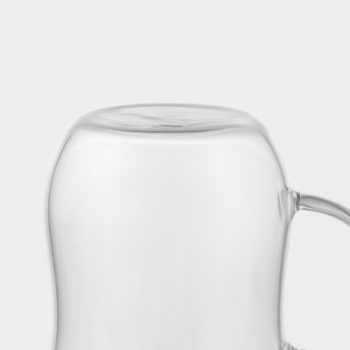 Кружка стеклянная для заваривания с ситом «Софи», 350 мл