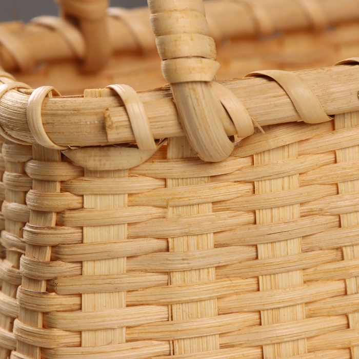 Корзина плетеная (ротанг), 23х14,5хН15/30,5 см, 1 шт., натуральный Корзина плетеная (ротанг), 23х14,5хН15/30,5 см, 1 шт., натуральный