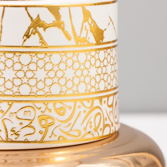 Настольная лампа Настольная лампа "София" Е27 40Вт золото 22х22х40 см RISALUX