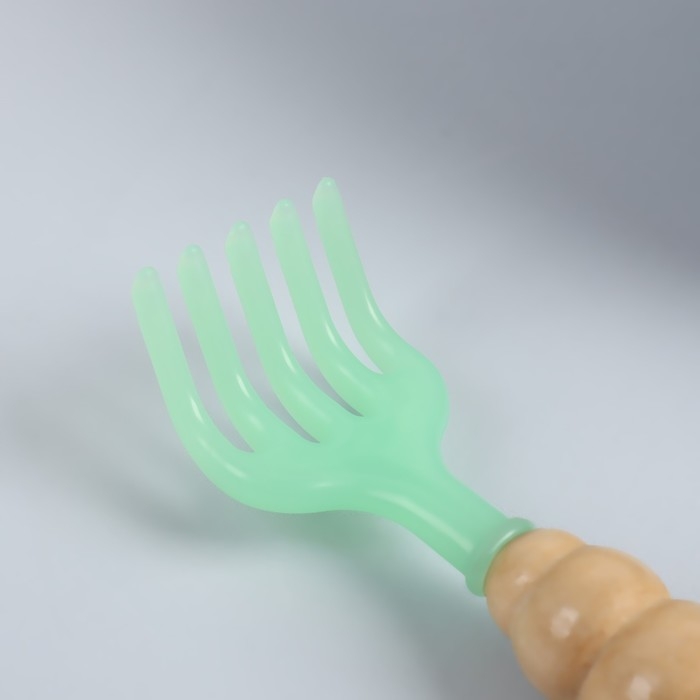 Массажёр-чесалка «Отдых» двусторонний, 38 × 8 × 5,5 см, универсальный, деревянный, разноцветный