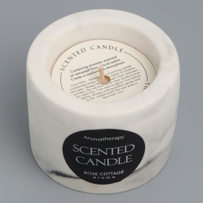 Свеча в бетоне ароматическая  Свеча в бетоне ароматическая "Шангрила", соевый воск