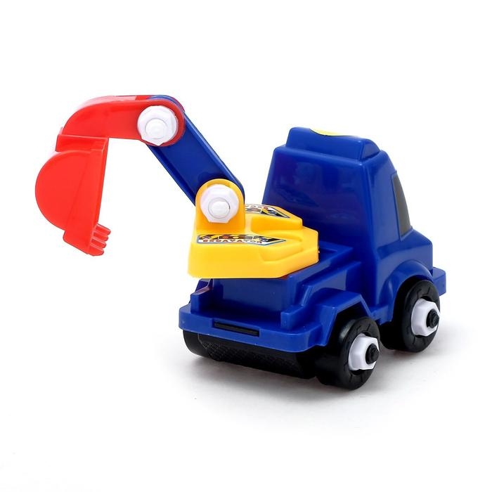 Пластмассовый конструктор «Стройтехника», 20 деталь, МИКС Пластмассовый конструктор «Стройтехника», 20 деталь, МИКС