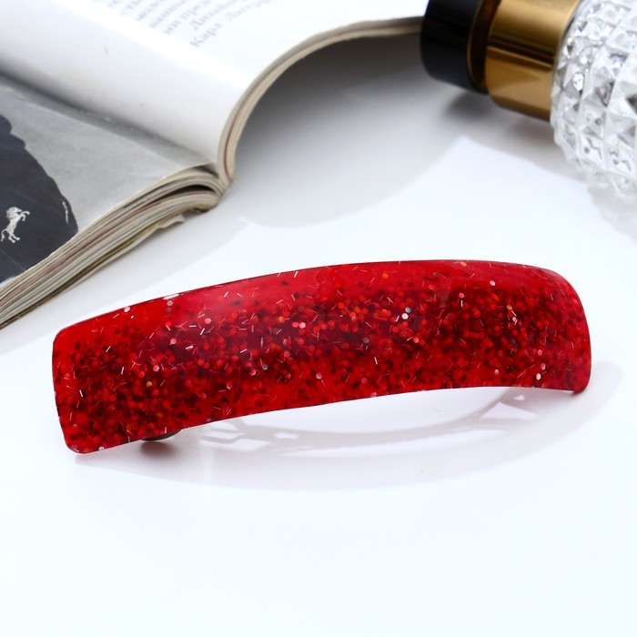 Заколка-автомат для волос Заколка-автомат для волос "Вета" стиль крапинка, 9 см, микс