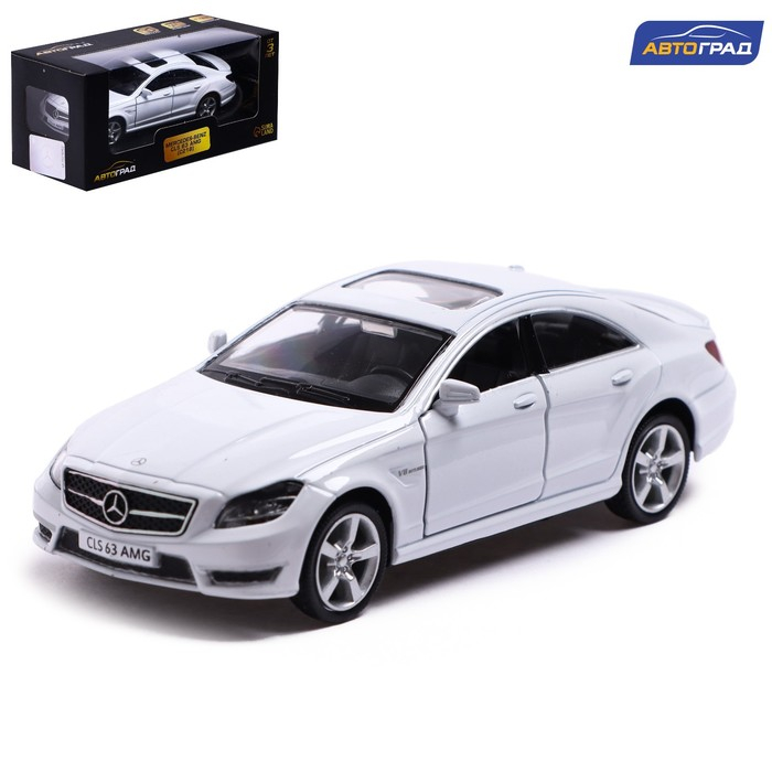 Машина металлическая MERCEDES-BENZ CLS63 AMG, 1:32, инерция, цвет белый Машина металлическая MERCEDES-BENZ CLS63 AMG, 1:32, инерция, цвет белый