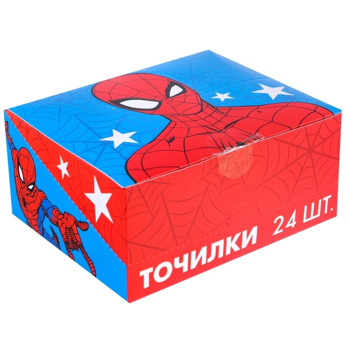 Точилка с ластиком, пластиковая, Человек-паук Точилка с ластиком, пластиковая, Человек-паук
