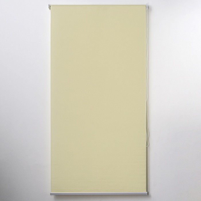Штора рулонная «Механика», 100×180 см (с учётом креплений 3,5 см), цвет бежевый