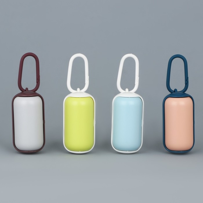 Контейнер с пакетами для уборки за собакой «Ты лучше всех», цвет коричневый Контейнер с пакетами для уборки за собакой «Ты лучше всех», цвет коричневый