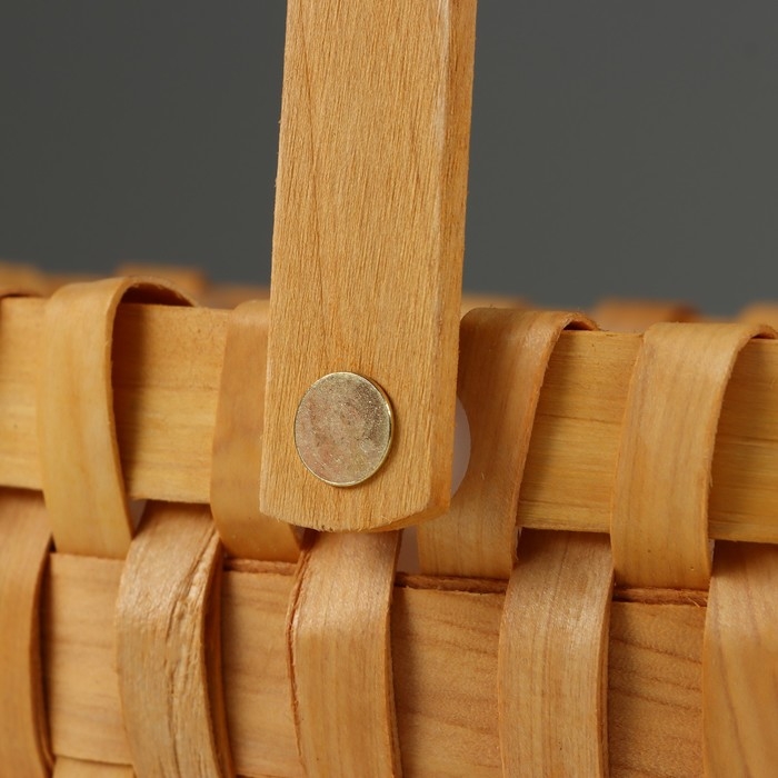 Корзина плетеная, 24 x 16,5 x 12/27 см, секвойя Корзина плетеная, 24 x 16,5 x 12/27 см, секвойя