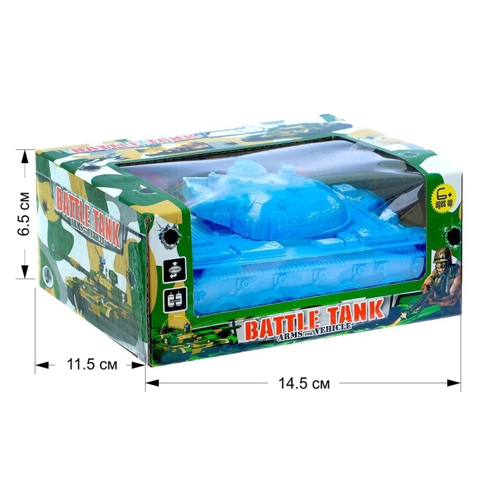 Танк радиоуправляемый «Атака», работает от батареек, МИКС Танк радиоуправляемый «Атака», работает от батареек, МИКС