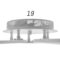 Люстра с ПДУ 1136/5 LED 70Вт 3000К-6000К диммер белый 68х68х8 см BayerLux