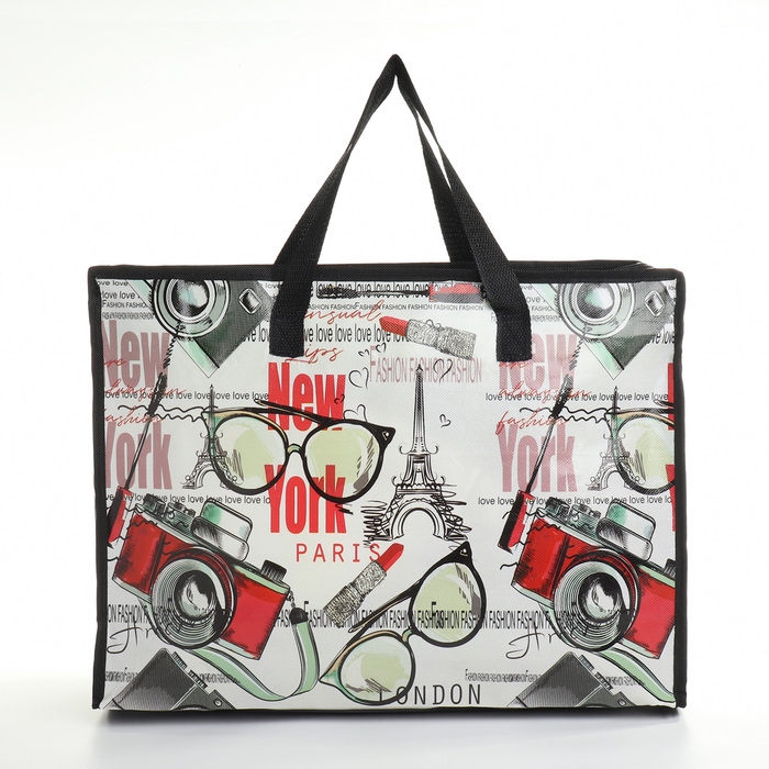 Сумка хозяйственная на молнии, цвет разноцветный Сумка хозяйственная на молнии, цвет разноцветный