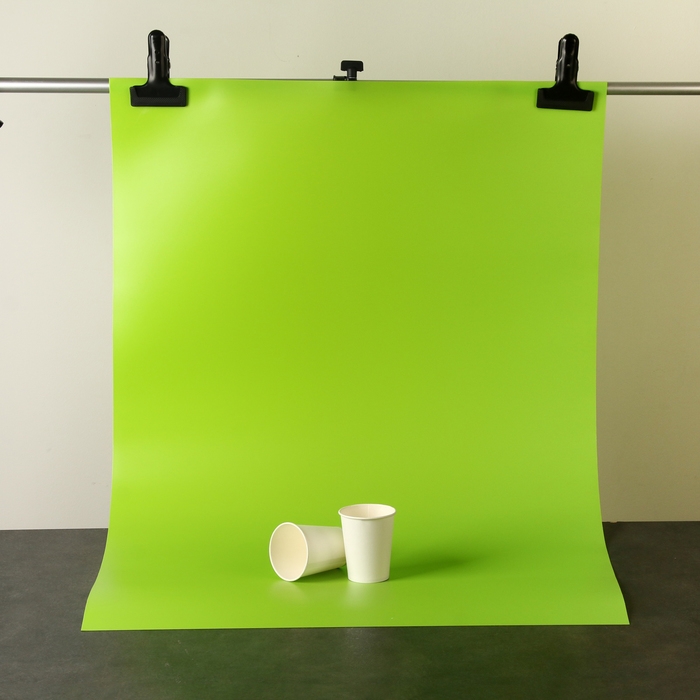 Фотофон для предметной съёмки Фотофон для предметной съёмки "Салатовый" ПВХ, 100 х 70 см
