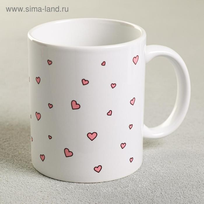 Кружка сублимация "Сестра подарила" 320 мл, с нанесением