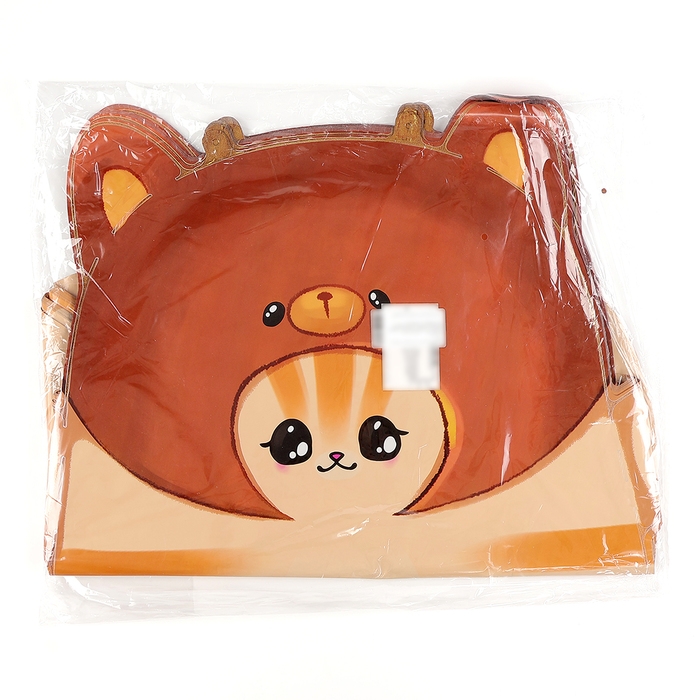 Воздушный шар фольгированный 28 Воздушный шар фольгированный 28" «Котик в шапке», набор 50 шт.