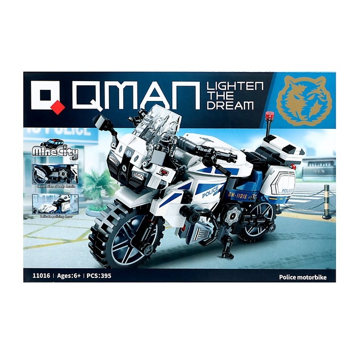 Конструктор Спецназ «Мотоцикл», 395 деталей Конструктор Спецназ «Мотоцикл», 395 деталей