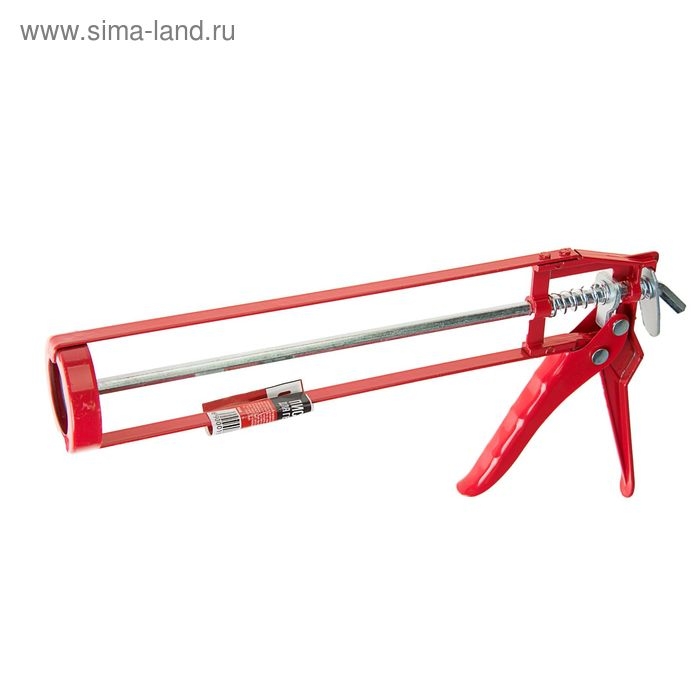 Пистолет для герметика ЛОМ, скелетный, шестигранный шток, 225 мм Пистолет для герметика ЛОМ, скелетный, шестигранный шток, 225 мм