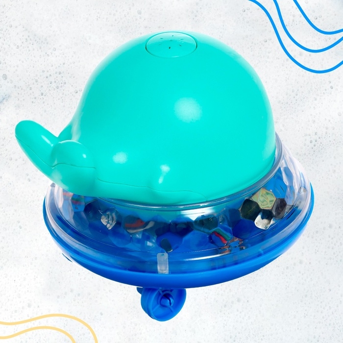 Музыкальная игрушка-фонтанчик «Весёлый кит», водоплавающая Музыкальная игрушка-фонтанчик «Весёлый кит», водоплавающая