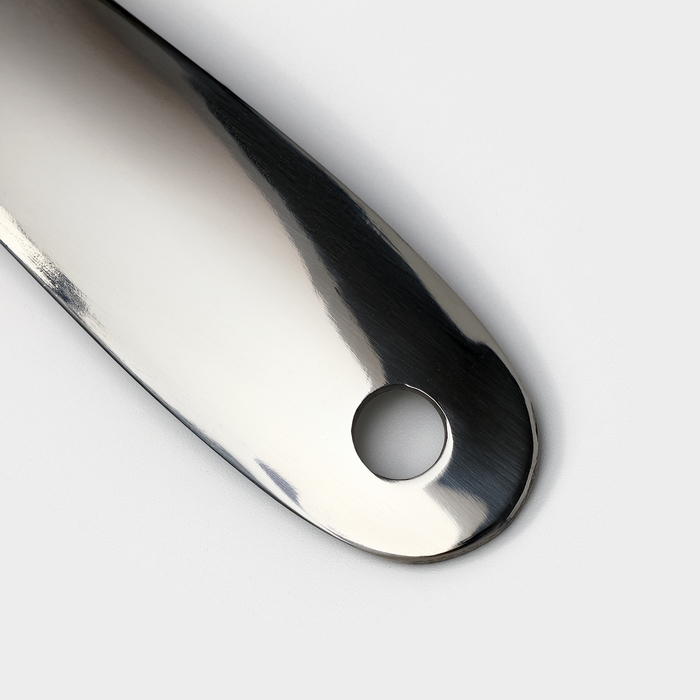 Ложка для соуса из нержавеющей стали Доляна Everyday, 50 мл, 26,5×10 см, толщина 3 мм, цвет серебряный Ложка для соуса из нержавеющей стали Доляна Everyday, 50 мл, 26,5×10 см, толщина 3 мм, цвет серебряный