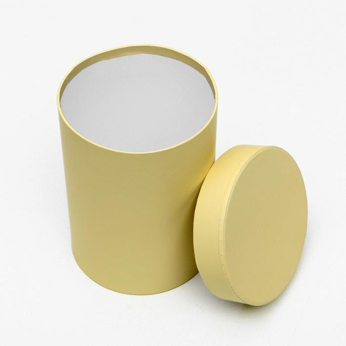 Набор круглых коробок 4 в 1 23 х 23 х 25 - 15 х 15 х 20 см Бежевый