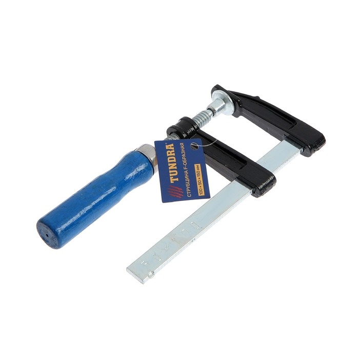 Струбцина F-образная ТУНДРА, 100 х 50 х 150 мм Струбцина F-образная ТУНДРА, 100 х 50 х 150 мм