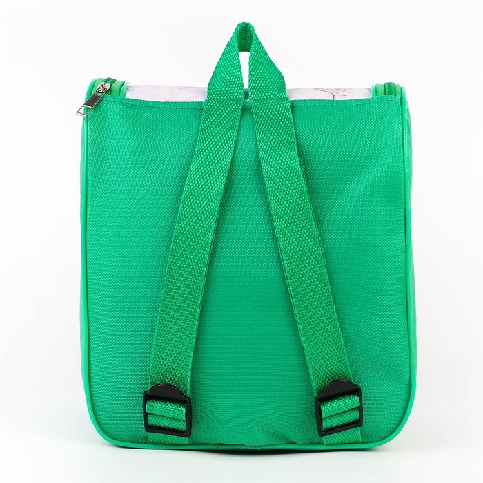 Рюкзак детский на молнии сверху, Текстиль, 20 см х 11 см х 26 см "Малыш и Карлсон", Союзмультфильм