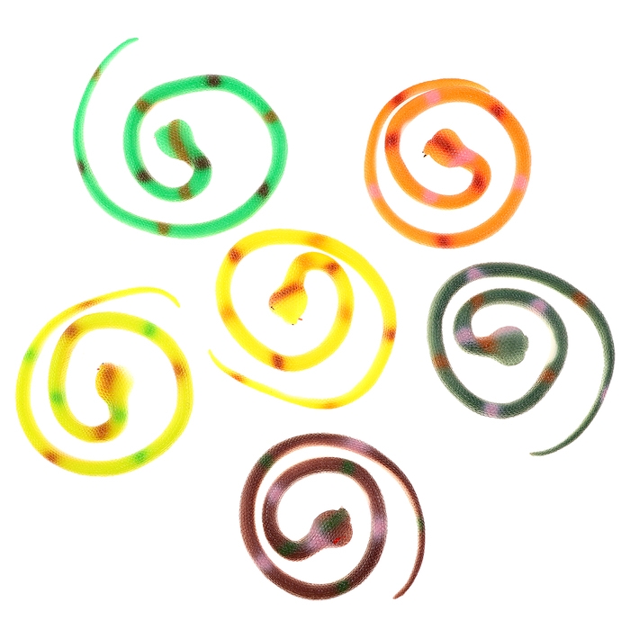 Новый год! Игрушка-антистресс Новый год! Игрушка-антистресс "Змейка" 70см, микс, в шоубоксе