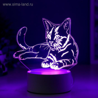 Светильник "Кошечка" LED RGB от сети