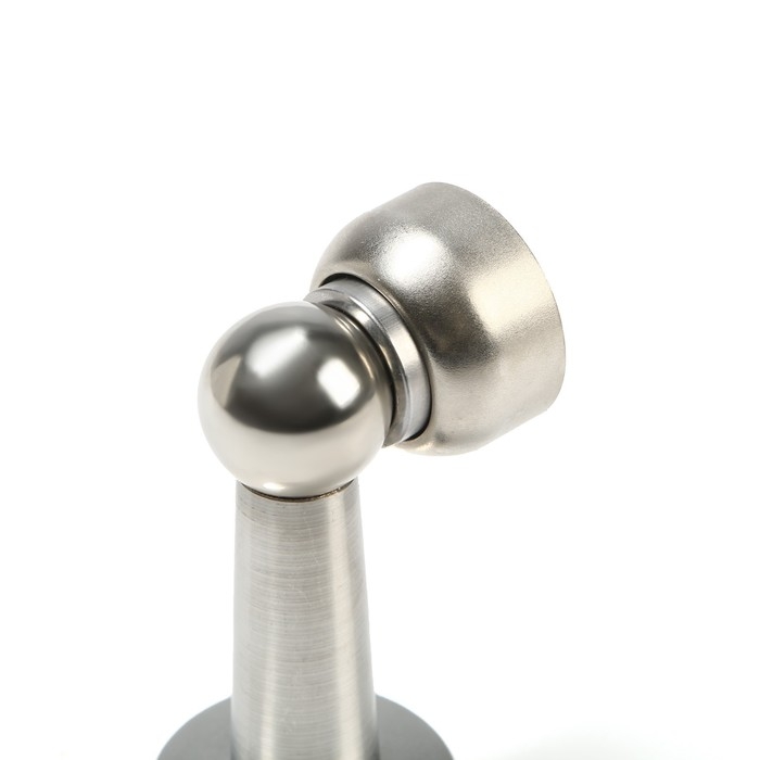 Упор дверной магнитный UM401SN, цвет никель Упор дверной магнитный UM401SN, цвет никель