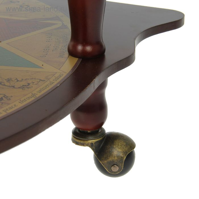 Глобус бар декоративный угловой Глобус бар декоративный угловой "Карта Коломбо" 91х53х53 см