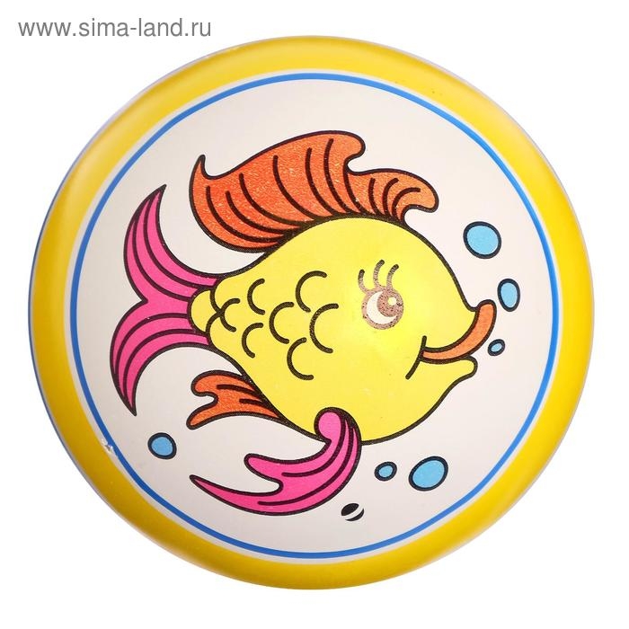 Мяч резиновый, диаметр 100 мм, (рисунок), цвета МИКС Мяч резиновый, диаметр 100 мм, (рисунок), цвета МИКС