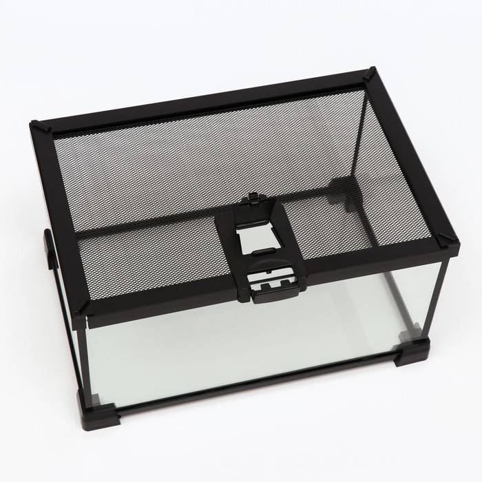 Террариум для рептилий 9,6 л, с креплением для предотвращения побега, 30 х 20 х 16 см Террариум для рептилий 9,6 л, с креплением для предотвращения побега, 30 х 20 х 16 см