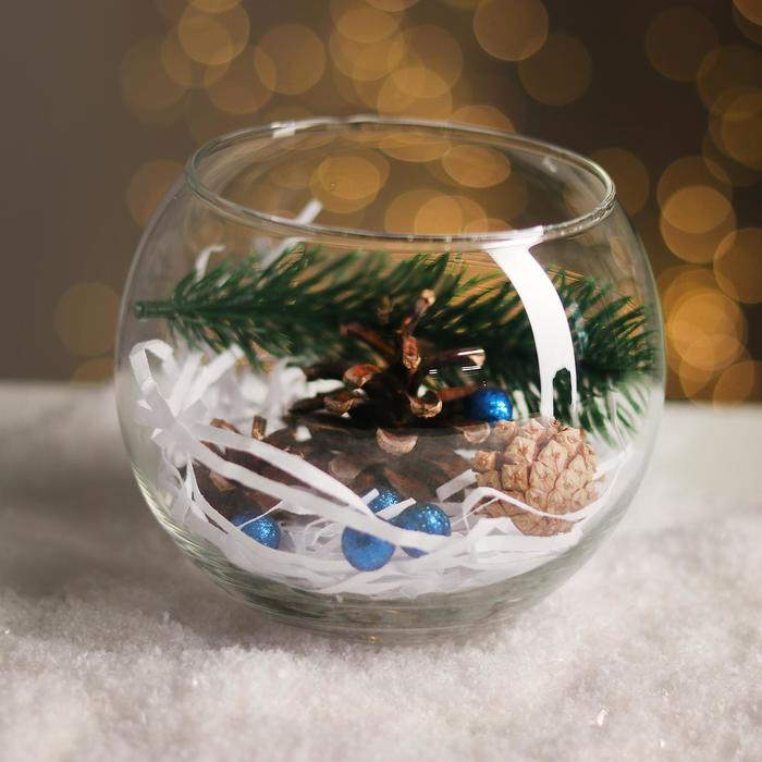 Новогодняя композиция «В стеклянном шаре» Новогодняя композиция «В стеклянном шаре»