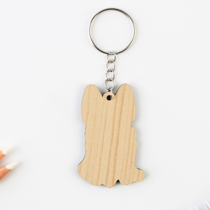 Брелок для ключей деревянный «Корги Поттер», 4,7 х 6 см Брелок для ключей деревянный «Корги Поттер», 4,7 х 6 см