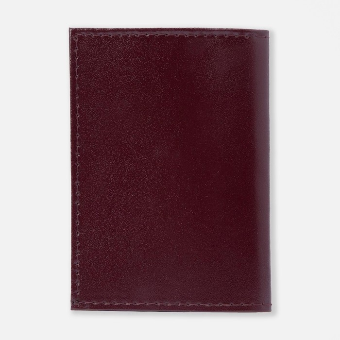 Обложка на пенсионное удостоверение, цвет бордовый Обложка на пенсионное удостоверение, цвет бордовый