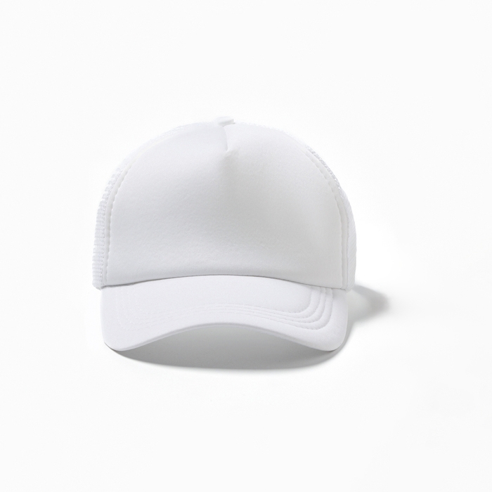 Бейсболка, цвет белый, размер 56-58