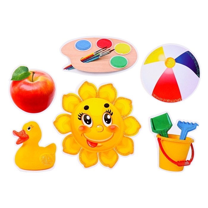 Набор украшений на скотче  Набор украшений на скотче "Игрушки"